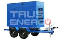 Дизельный генератор ТСС АД-120С-Т400-1РПМ2 на прицепе