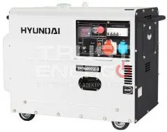 Дизельный генератор Hyundai DHY 6000SE-3